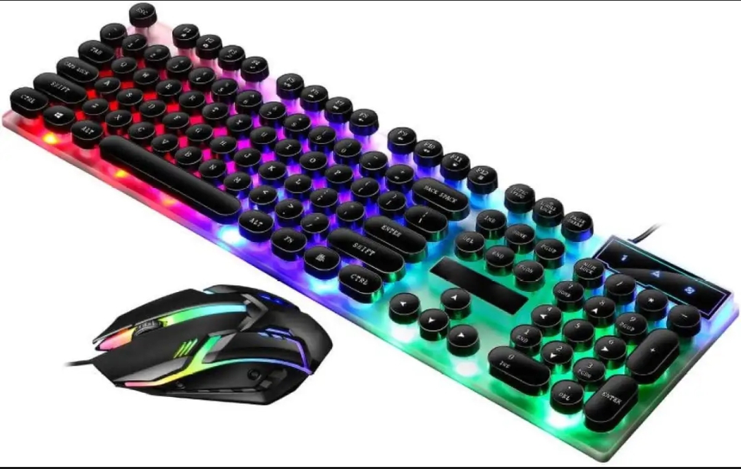 RGB Gaming Keyboard Mouse Combo Set D701