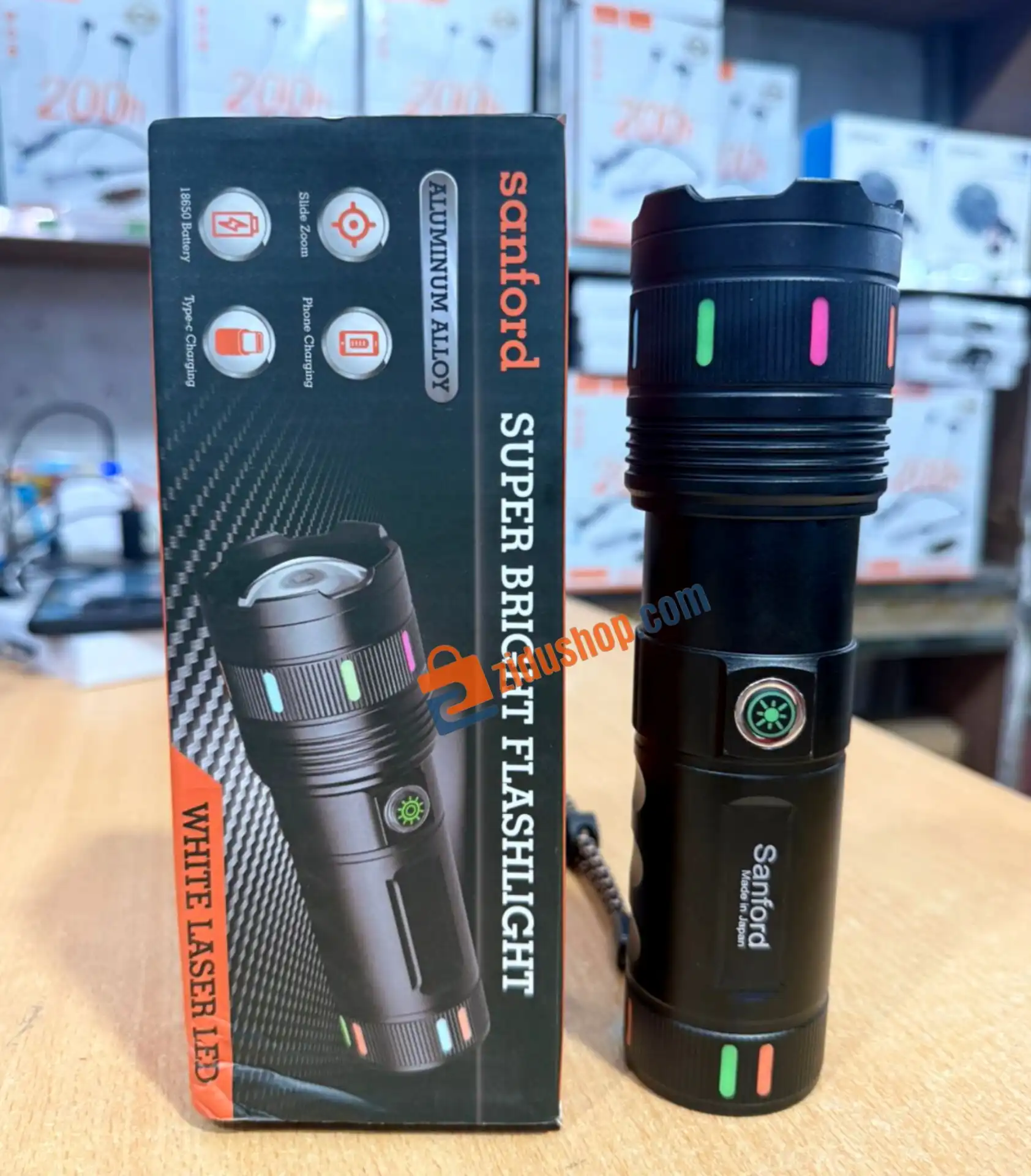 SANFORD Super Bright Flashlight